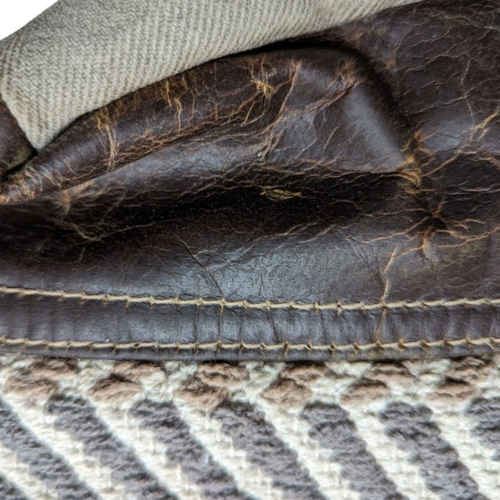 MYRA Blue Chip Recycled Military Tent Shoulder Bag - Picture 7 of 15